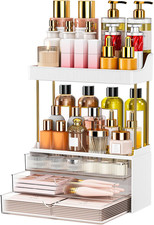 5 Tier Bathroom Counter Organizer with Drawers, Makeup Storage Rack for Vanity