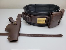 Mandalorian Leather Belt Star Wars Cosplay Prop Book of Boba Fett Costume Gear