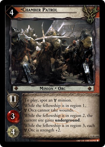 Chamber Patrol Moderately Played LOTR: Bloodlines