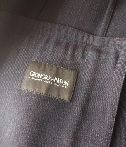 Giacca Uomo Giorgio Armani Lana Sera Vintage - Imagen 8 de 10