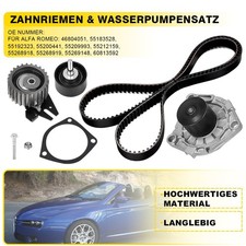 Zahnriemensatz und Wasserpumpe 55209993 Für Cadillac Chevrolet Malibu Fiat Opel