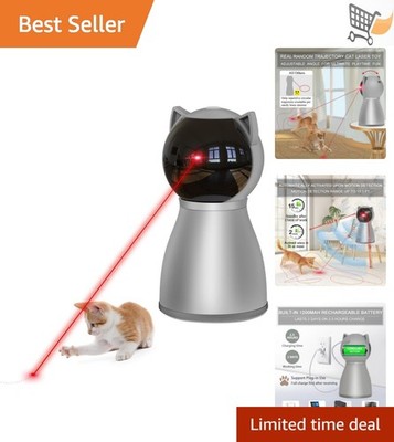 Laser Cat Toy Indoor Rechargeable Motion Activated Interactive Fun for Cats