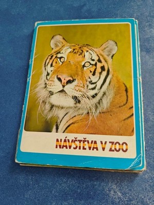 Lot of 17 psc JUMBO CARDS FOLDER WITH CZECH PRAGUE ZOO ANIMALS PRESS FOTO