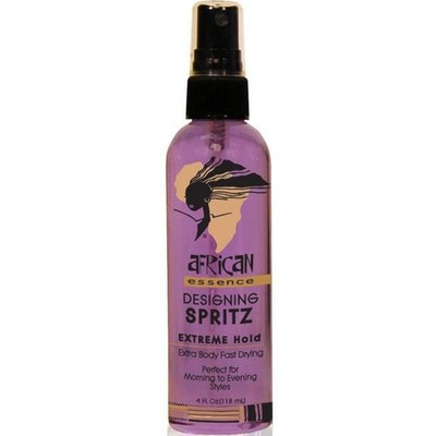 African Essence Spritz Extra Hold   Humidity-Resistant Styling Spray (4 oz)