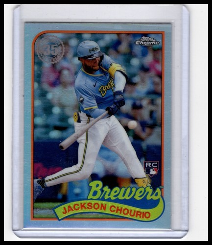 Jackson Chourio #89CU-4 2024 Topps Chrome Update 1989 card