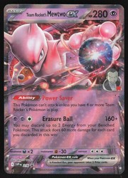 Team Rocket's Mewtwo ex 216 Scarlet & Violet - Black Star Promos