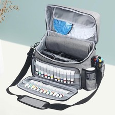 Acrylic Paint Organizer Bag Art Supplies Storage Bag for Travel Home Outdoor