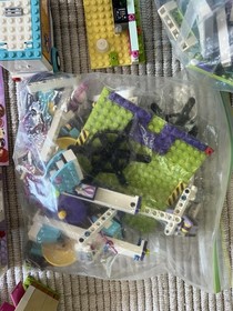 Huge Lego Friends Lot,Stephanie&rsquo;s House,Amusement Park,Delivery,beach Scooter. 