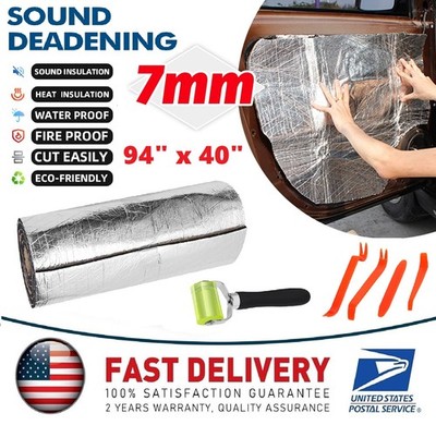94''x40'' Heat Insulation & Sound Deadener for Floor,Cab,Door,Trunk Noise Killer