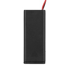 5pcs AAA X 2 Battery Holder Case Box With Cover ON/OFF Switch Wires Part