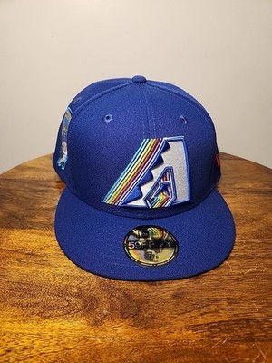 New Era 59Fifty Arizona Diamondbacks Hat 7 5/8 Cap Blue 1998 Inagural Season MLB