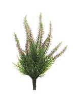 Artplants KüNstliche Blume Erika Lanqiu Auf Steckstab, Rosa, 25 Cm