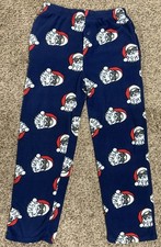 Old Navy Pajama Bottom Loungers Santa Head With Sunglasses Size Large