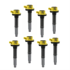 ACCEL Ignition Coil Super Socket Round Black/Yellow Ford 5.0L Modular Each