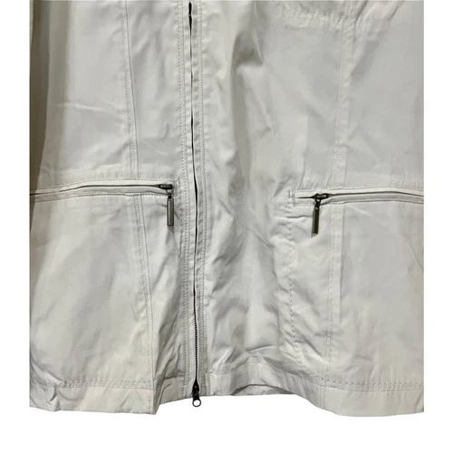 Finn Flare Mens Jacket Cream Full Zip Stand-Up Collar Zip Pockets European Sz S image 6