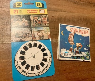 2x View-Master 3D Sets - Fix und Foxi beim Wettlauf + Sandmännchen - OVP