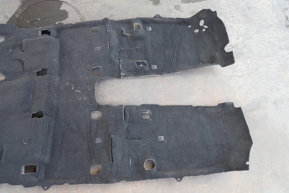 Alfombra de piso completo Infiniti QX56 05-07 negra 74902-ZC504, A947, OEM, 2005, 2006, Foto 2 de 3