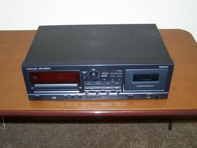 Fully Working Tascam CD-A500 Pro Bi-Directional Cassette Recorder & CD Player!