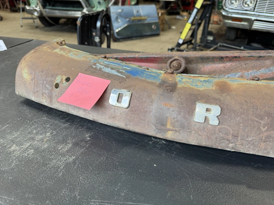 ПОЛНЫЙ 1948 1949 1950 Ford F1 F2 F3 F4 передний носовой балдахин оригинальный винтажный - Изображение 4 из 4