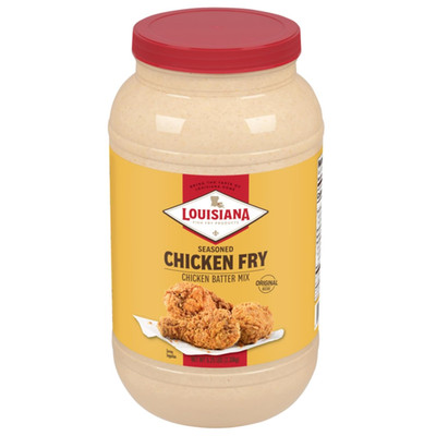 Louisiana Seasoned Chicken Fry Batter 1 Gallon - Crispy Southern Coating Mix for