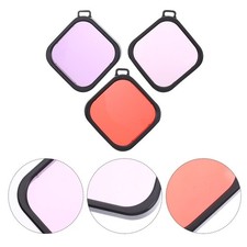 3pcs Underwater Lens Filter Camera Waterproof Protective Housing Dive Accessory
