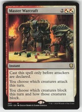 Master Warcraft Commander Legends 447 R NM MTG