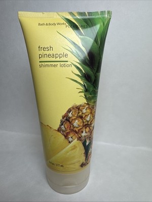 Bath & Body Works FRESH PINEAPPLE shimmer lotion -6 oz. RETIRED SCENT -Brand New