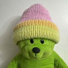 Hand knitted beanie hat Kids Reversible