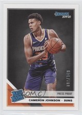 2019 Panini Donruss Rated Rookie Press Proof Silver 87/349 Cameron Johnson 03g6