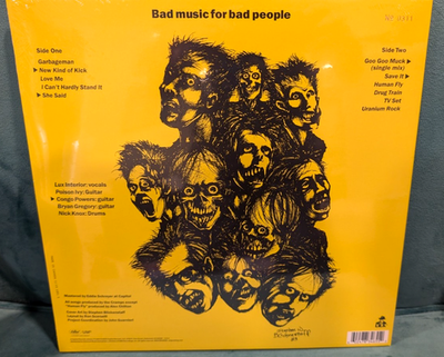 The Cramps Bad Music for Bad People LP 2025 IRS Glow Vinyl SEALED