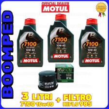 KIT TAGLIANDO OLIO MOTUL 10W40 FILTRO HF985 YAMAHA XP500 SP TMAX 4B5E 03MO60F3