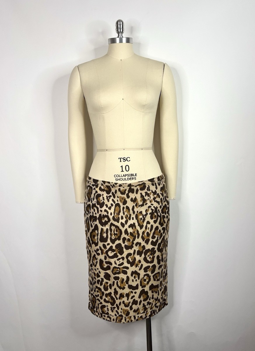 スカート Christian Dior by Galliano leopard skirt Christian Dior by Galliano leopard skirt