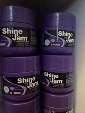 4 AMPRO Shine N Jam Nourishing Moisturizing Jar Hair Styling Gel, 4 oz., Unisex