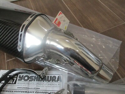 【R様】 NOS Yoshimura Kawasaki R-77 Slip-On Carbon Exhaust System 08
