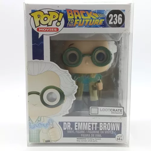 Funko Pop! Dr. Emmett Brown 236 LootCrate Exclusive Back to the Future Doc Toy