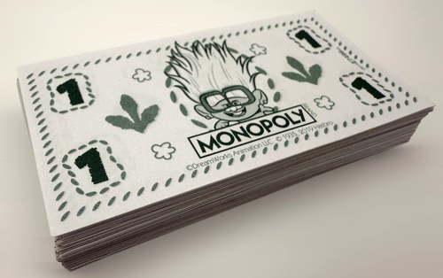 Monopoly Trolls World Tour - Paquete completo de billetes de papel moneda - Repuesto - Imagen 2 de 3