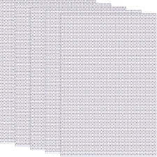 5 Sheets White Fursuit Eye Mesh, 11.8"X7.87" Waterproof Printable Eye Mesh, PVC