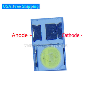 100pcs 2835 3528 3V SMD LED For Repair TV Backlight Cold white LCD Backlight LED