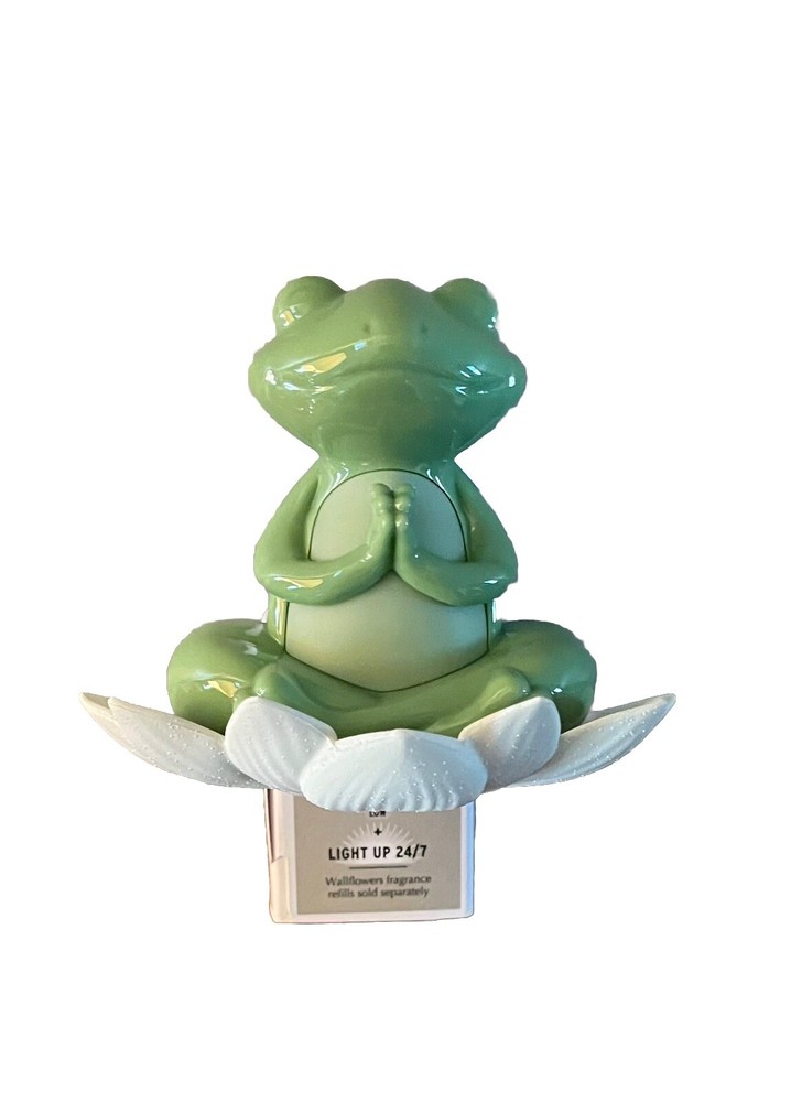 Bath & Body Works Light-Up Yoga Frog Wallflower Plug-In Scent Control Unit