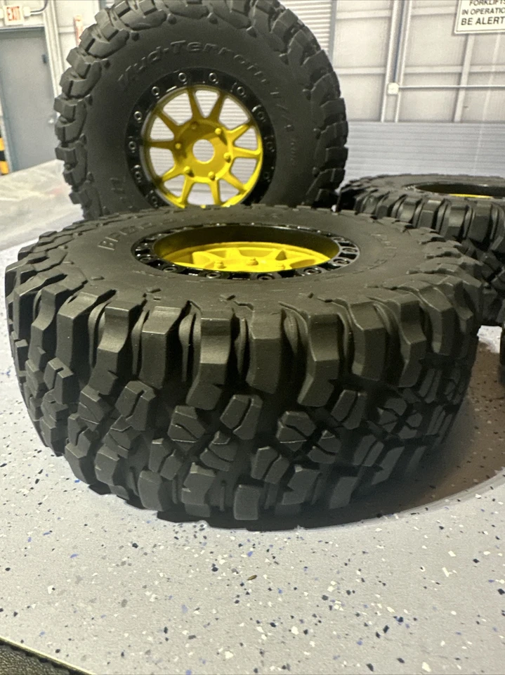 *NEW* LOSI BFG Mud Terrain KM3 Tire / Wheel Set (QTY 4) SUPER BAJA REY 2.0 43029 - Image 3 of 4
