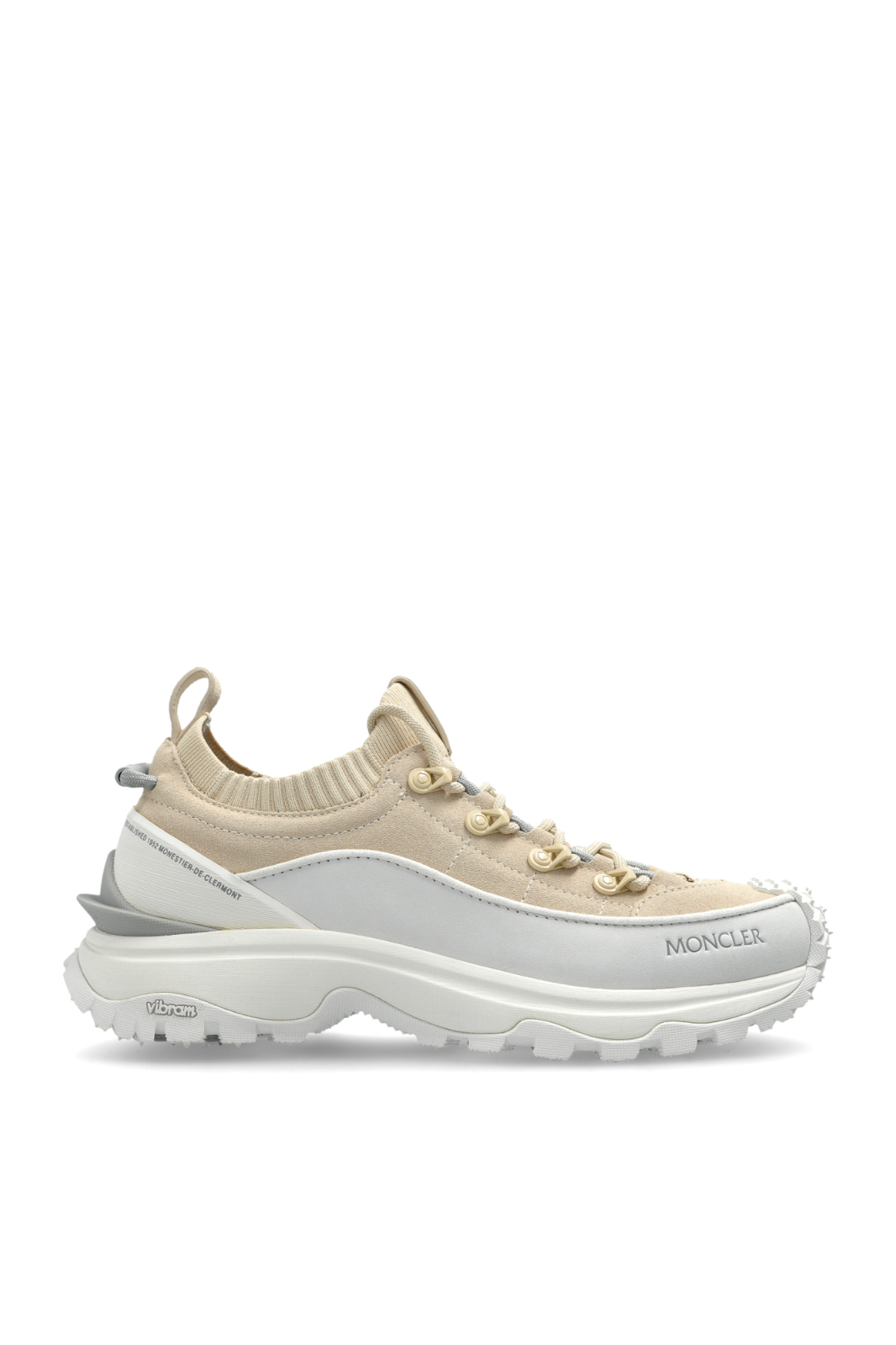 MONCLER Trailgrip Lite3 $770 Women's White ivory Sneakers New