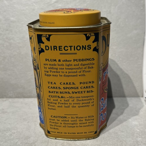 Duckworth's Pure Baking Powder 7" Tin Vintage Replica Kitchen Collectible✅ - Picture 2 of 6