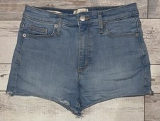 Universal Thread High Rise Midi Cutoff Jean Shorts size 2/26R B
