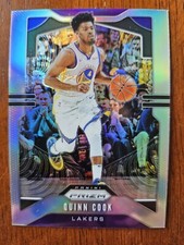 2019 Panini Prizm Quinn Cook #105 Prizm Silver Los Angeles Lakers