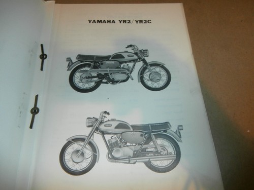 Vintage 1968 1969 Yamaha Motorcycle Parts List Manual YR2 YR2C - Foto 5 di 7