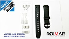 Vintage Casio Original Strap/Band/Correa AW-24 Nos. Black Color