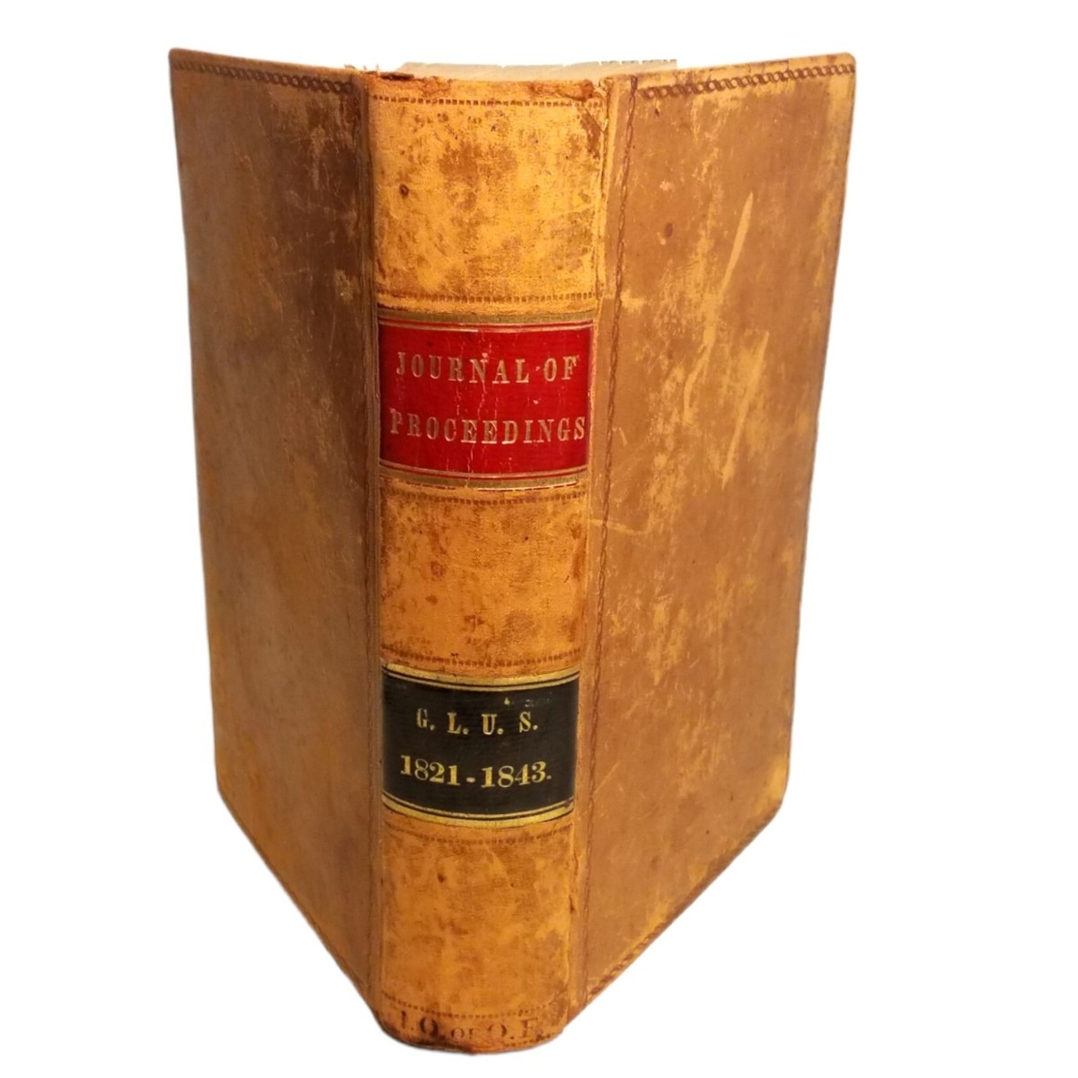 Oddfellows Journal of Proceedings 1844 Right Worthy Lodge 1821 