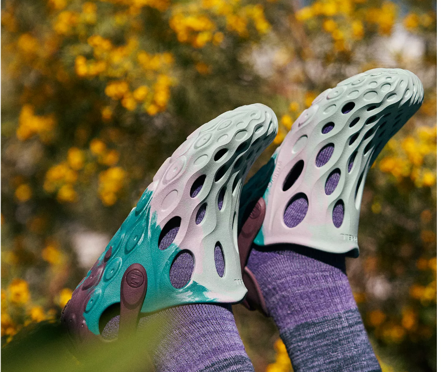 Merrell Hydro Moc scarpe donna comode acqua misura 6 5 zoccoli sandali verde acqua