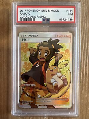 hau pokemon card THE COMPANY INTERNATIONAL 61/73 Shining Legends Single Toys Evolves from null Rules Draw 3 cards Hau (Eevee Grove #85/107, 2-Stars)