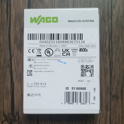3pcs WAGO 750-613 PLC Modules Brand New Fast shipping via DHL or FedEx ...
